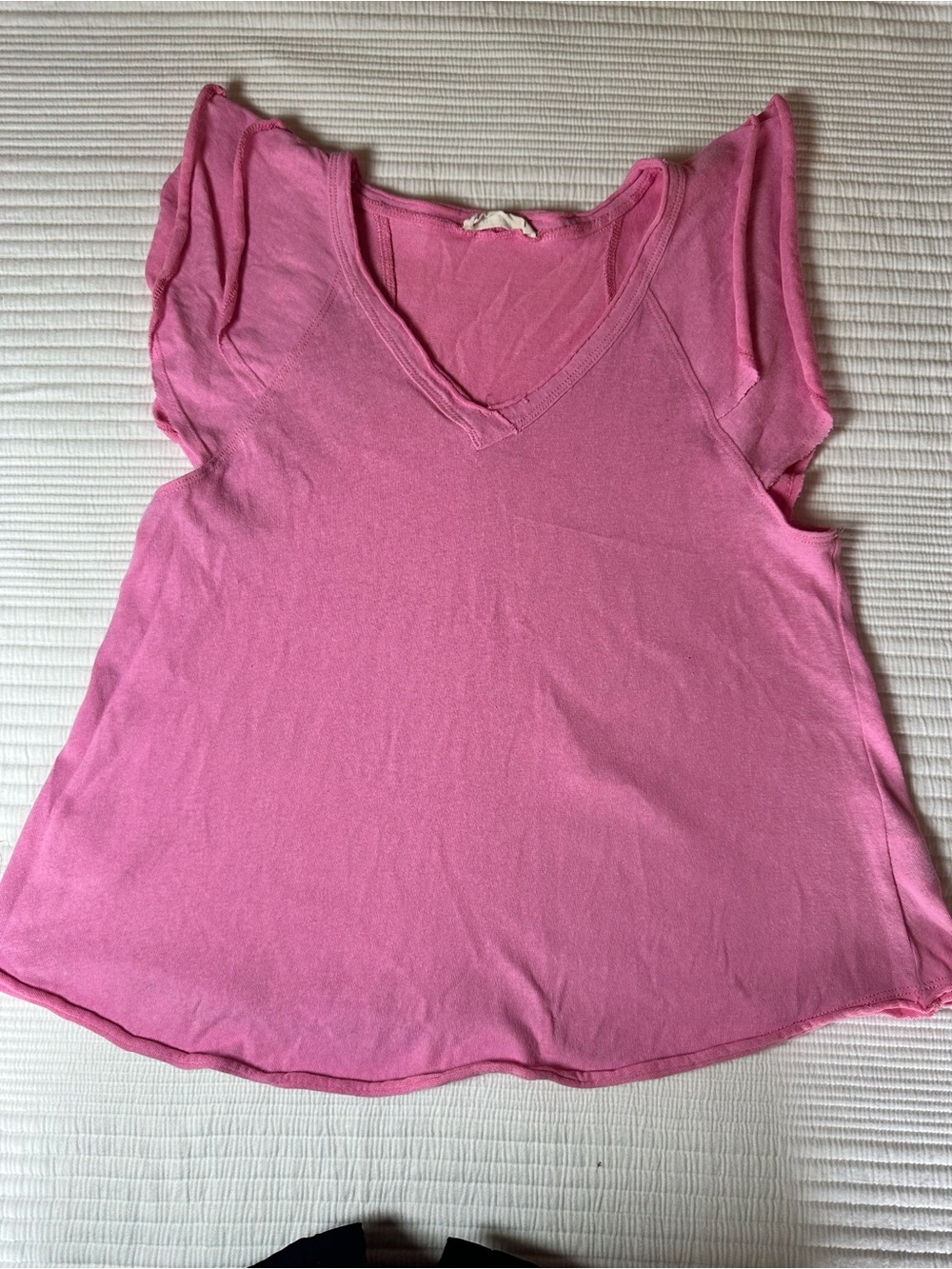 Women's Pink V-Neck Tank Top